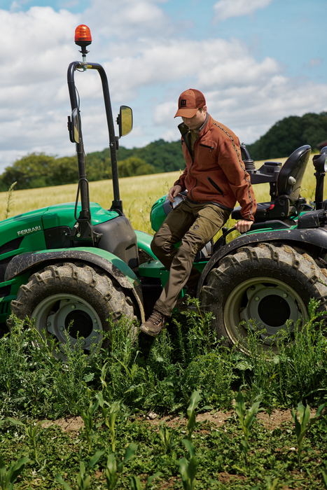 Skandinavische Hosen - Dark olive/Willow green - Härkila