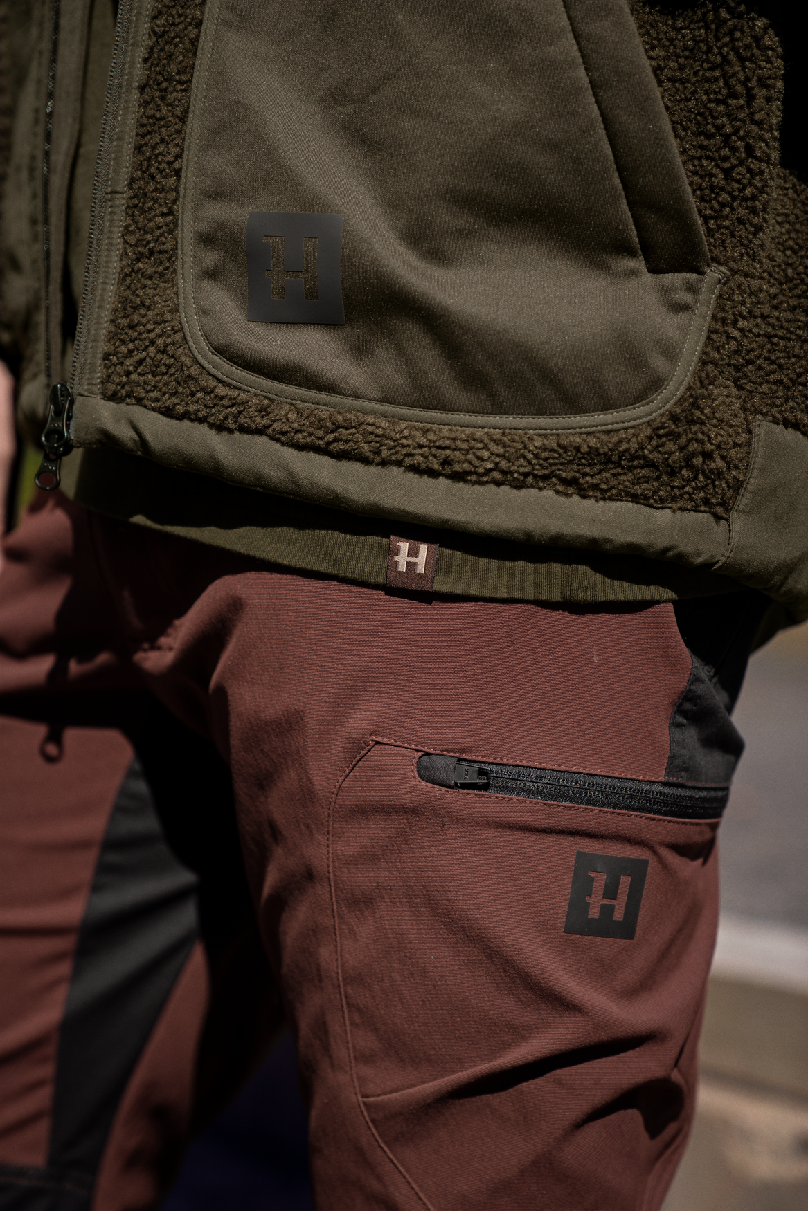 Ragnar Hose - Burgundy/Black – Härkila