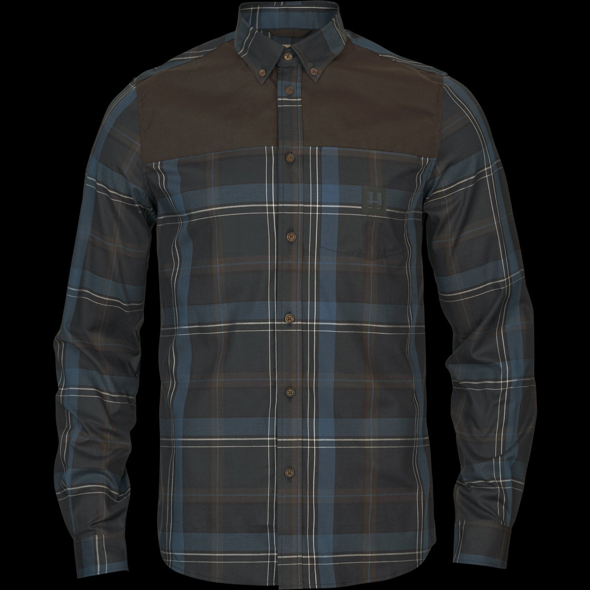 Anker Langarmshirt Dunkelblau - Härkila