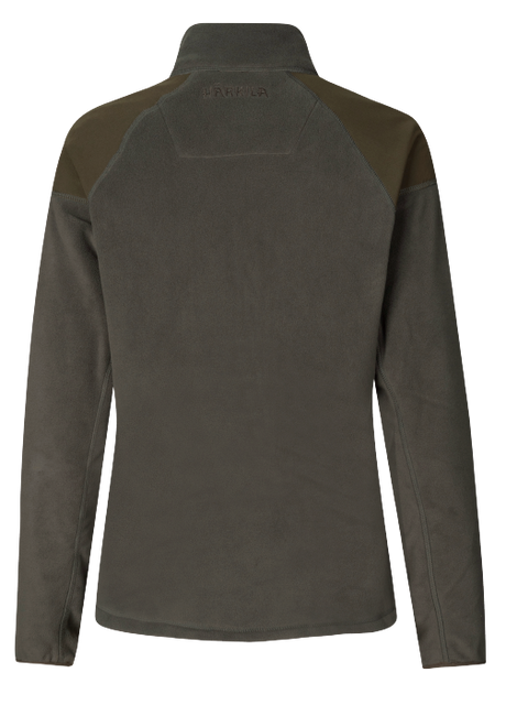 Vilja Fleece für Damen Willow green/Shadow grey - Härkila