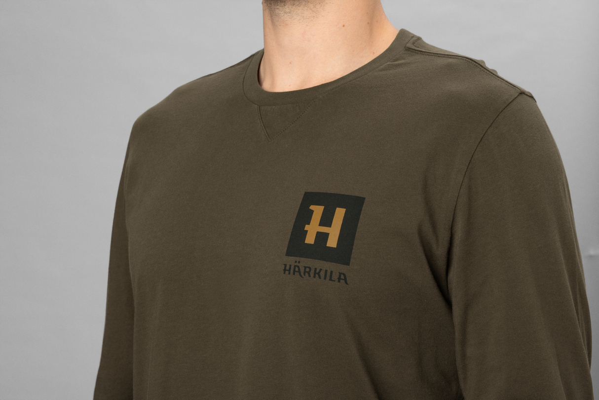 Gorm L/S T-Shirt Willow green - Härkila