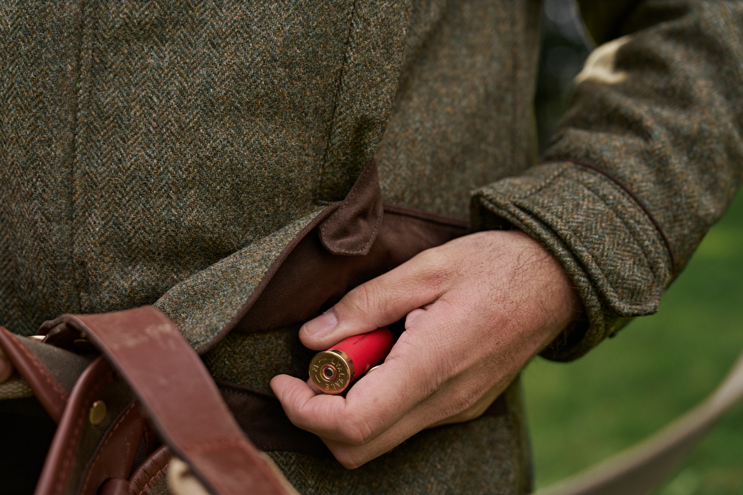 GTX-Jacke Forest green/Fischgrätmuster – Härkila