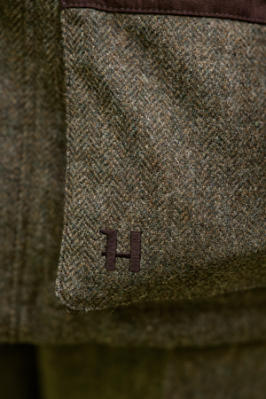 GTX-Jacke Forest green/Fischgrätmuster – Härkila