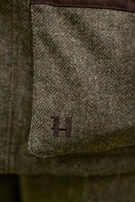 GTX-Jacke Forest green/Fischgrätmuster – Härkila