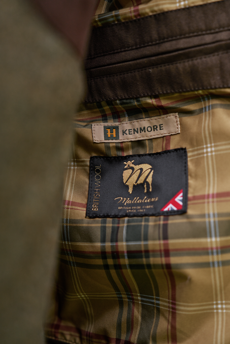 GTX-Jacke Forest green/Fischgrätmuster – Härkila