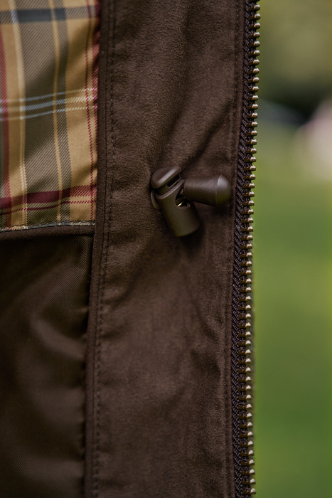 GTX-Jacke Forest green/Fischgrätmuster – Härkila