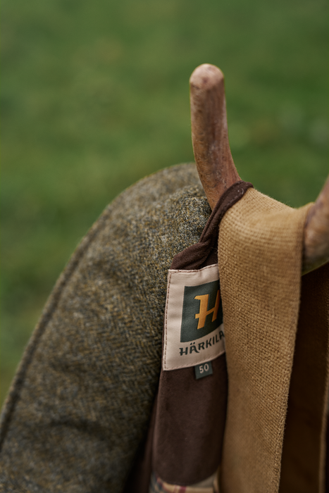 GTX-Jacke Forest green/Fischgrätmuster – Härkila