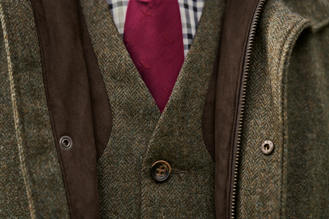 Schießweste Forest green/Fischgrät – Härkila