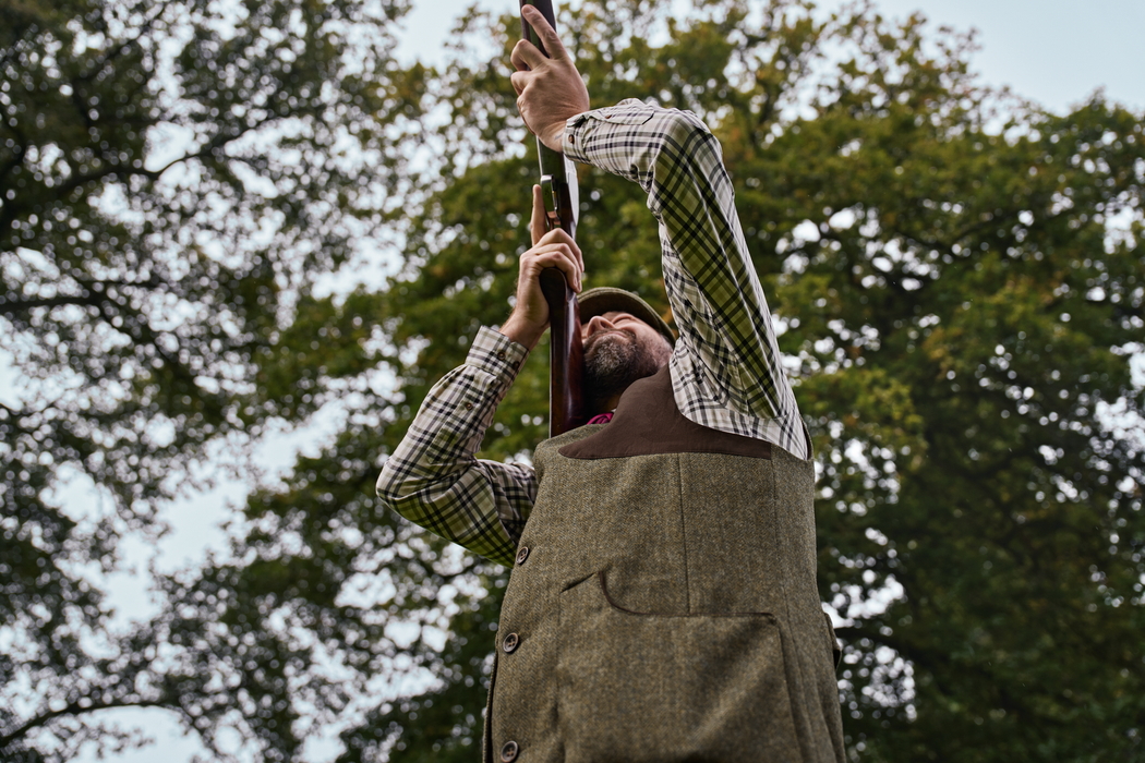 Schießweste Forest green/Fischgrät – Härkila