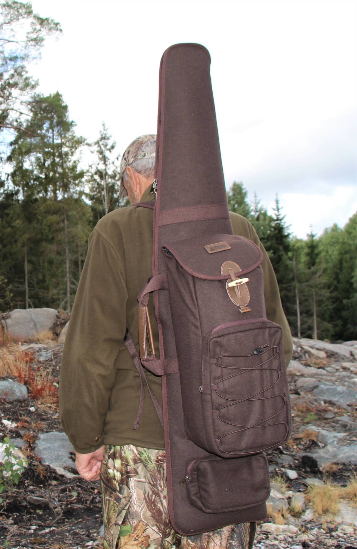 Birk Langwaffenfutteral mit Rucksack und Trageriemen