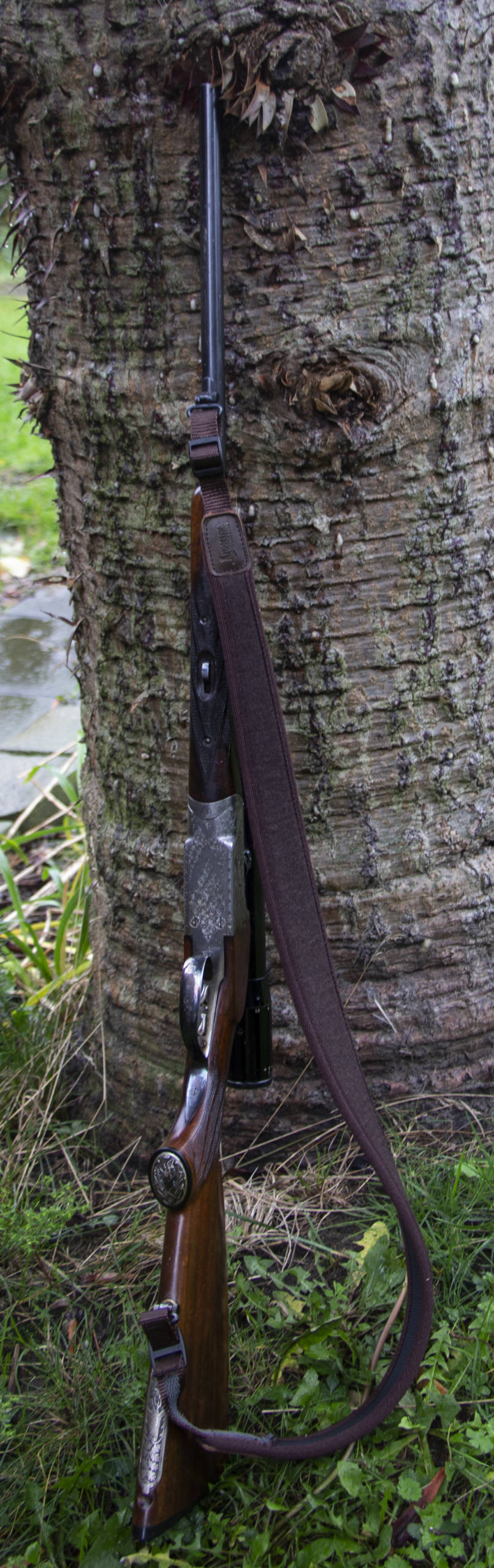 Gewehrriemen standard Loden Dark Braun