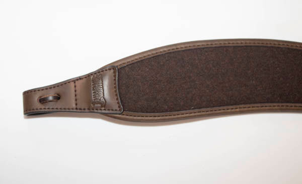 Ergonomischer Gewehrgurt - Loden/Leder