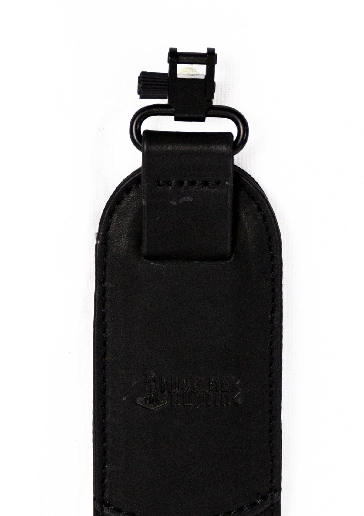 Gewehrriemen Leder, Patronenhalter, Rimenbüg, Schwarz