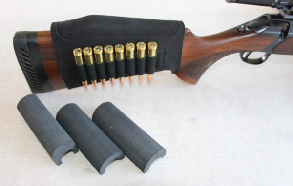 Schafterhöher neopren mit Patronenetui Schwarz