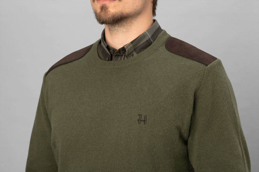 Arran-Pullover – Oliv – Härkila