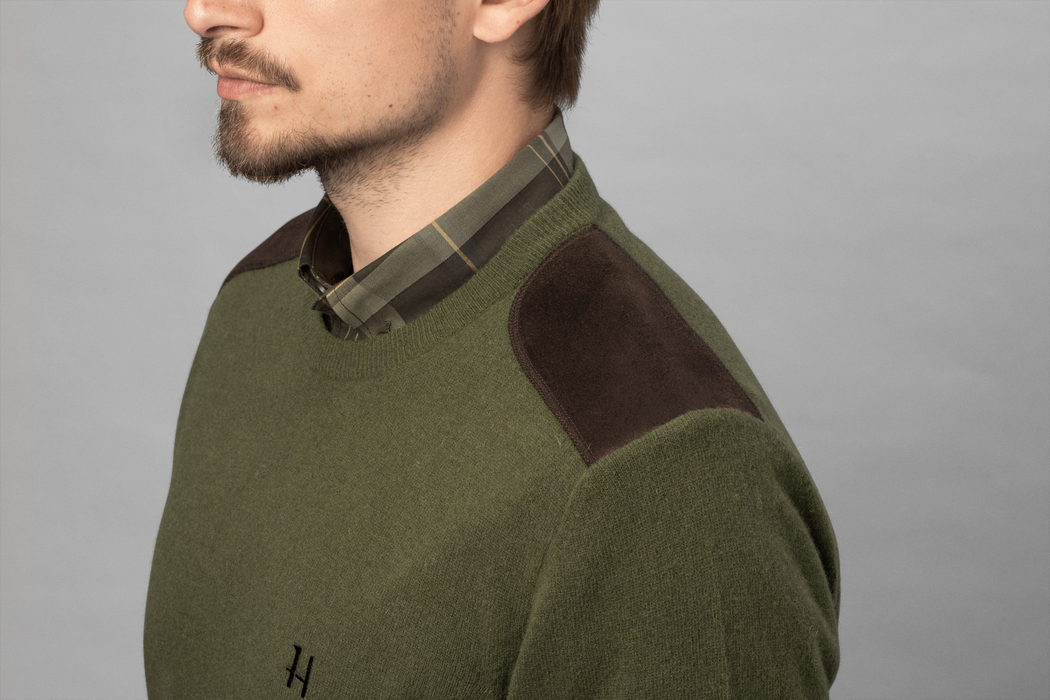 Arran-Pullover – Oliv – Härkila