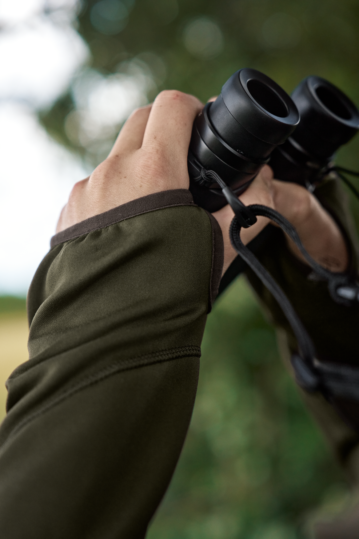 Deer Stalker - Fleece-Kapuzenjacke mit durchgehendem Reißverschluss Willow green - Härkila