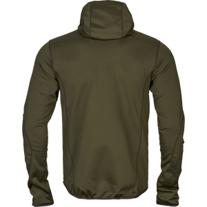 Deer Stalker - Fleece-Kapuzenjacke mit durchgehendem Reißverschluss Willow green - Härkila