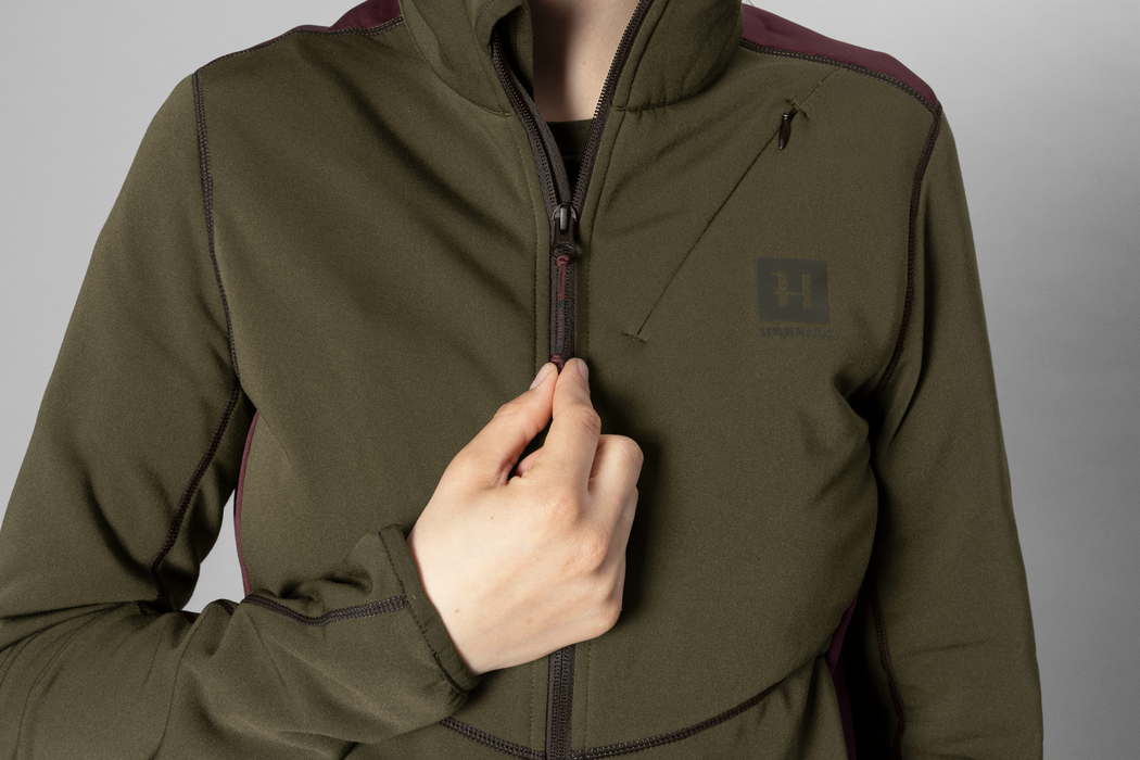 Oda Fleecejacke Damen Weidengrün - Härkila
