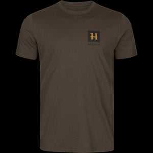 Gorm S/S T-Shirt - Shadow brown - Härkila