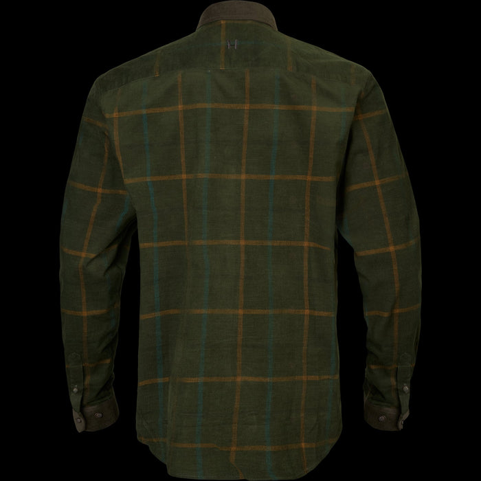 Kaldfjord kariertes Samthemd - Willow green check - Härkila