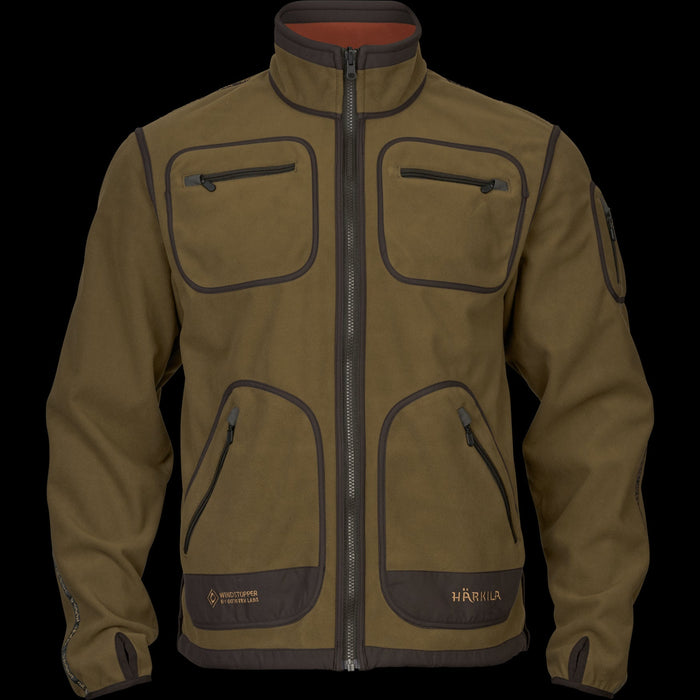 Kamko Fleecejacke Dark olive/Arabian spice - Härkila