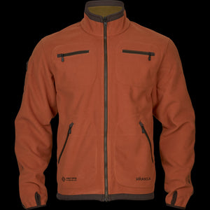 Kamko Fleecejacke Dark olive/Arabian spice - Härkila