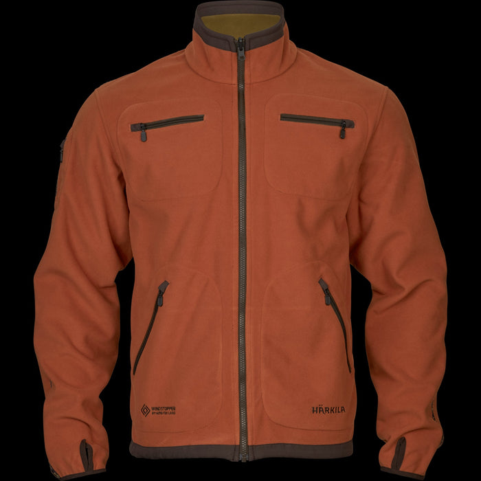 Kamko Fleecejacke Dark olive/Arabian spice - Härkila