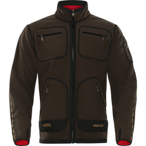 Kamko Fleecejacke Braun/Rot - Härkila