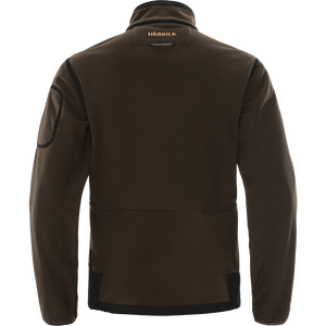 Kamko Fleecejacke Braun/Rot - Härkila