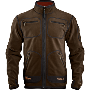 Kamko Fleecejacke Braun/Rot - Härkila
