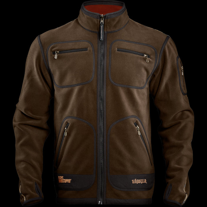 Kamko Fleecejacke Braun/Rot - Härkila