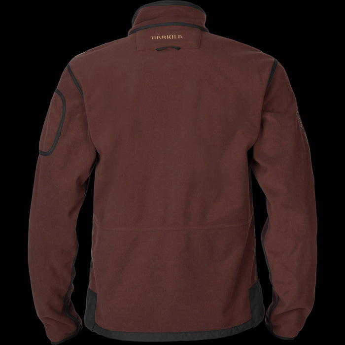 Kamko-Fleece – Grün/Bordeaux – Härkila