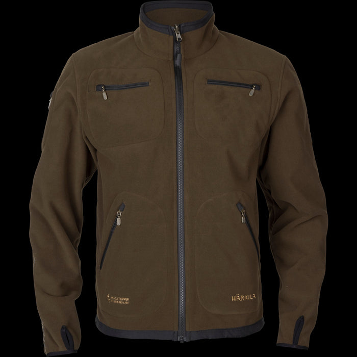 Kamko Fleecejacke - Grün/Bordeaux - Härkila