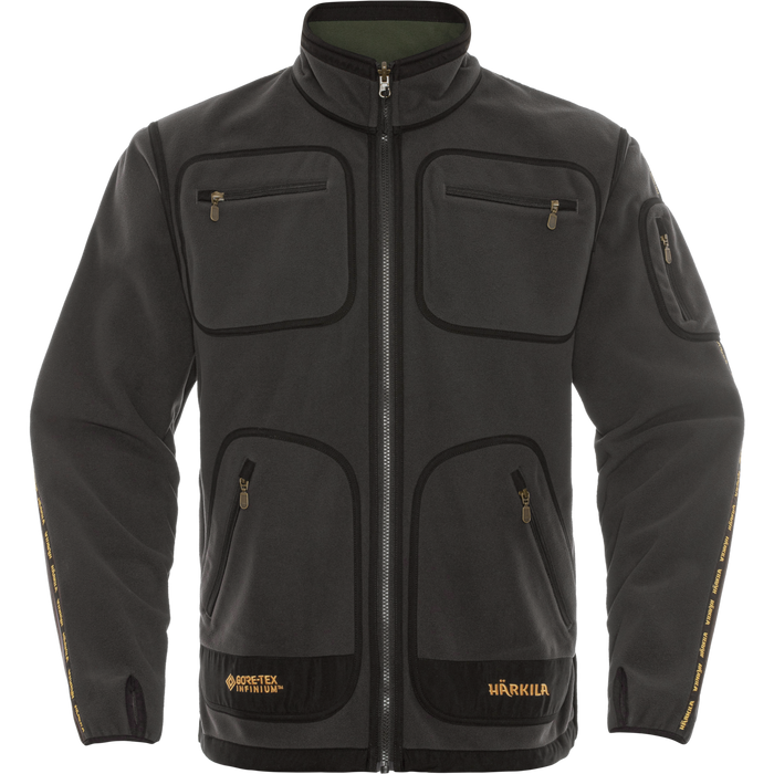 Kamko Fleecejacke Grau/Grün - Härkila