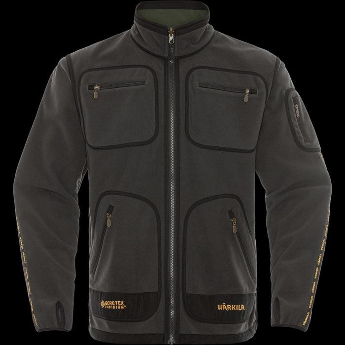 Kamko Fleecejacke Grau/Grün - Härkila