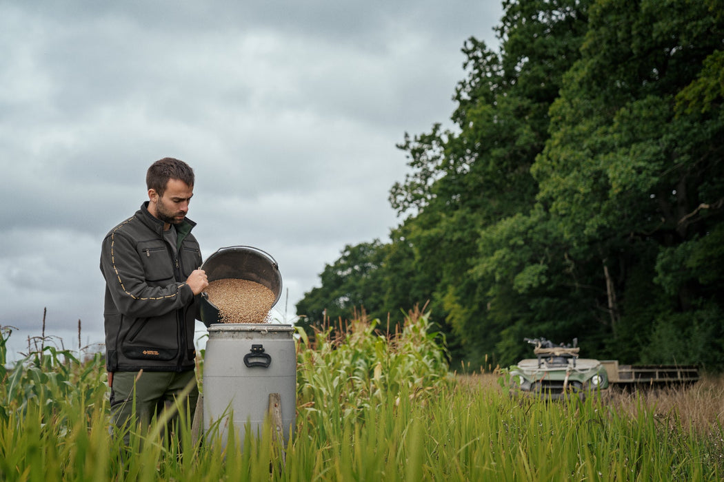 Kamko Fleecejacke Grau/Grün - Härkila