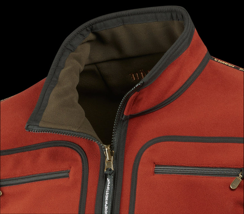 Kamko Fleecejacke - Burnt orange/Shadow brown - Härkila