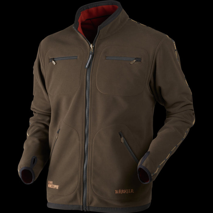 Kamko Fleecejacke - Burnt orange/Shadow brown - Härkila