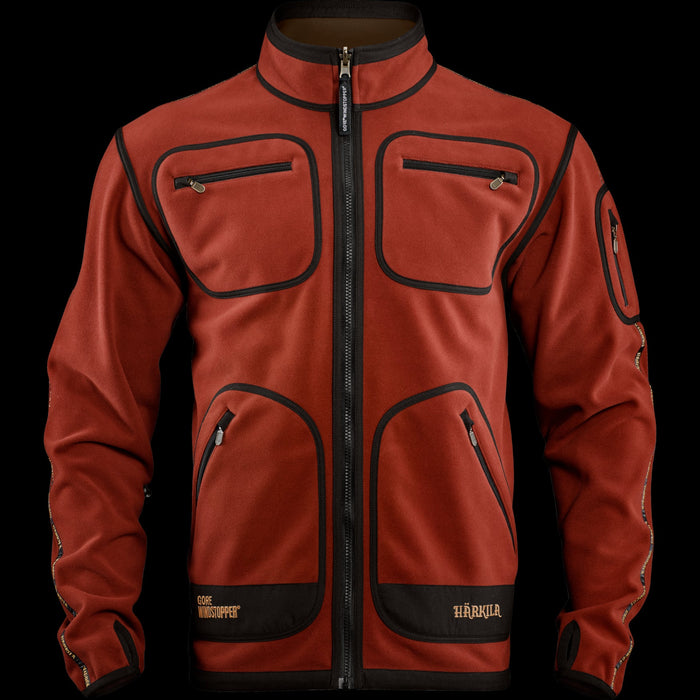 Kamko Fleecejacke - Burnt orange/Shadow brown - Härkila