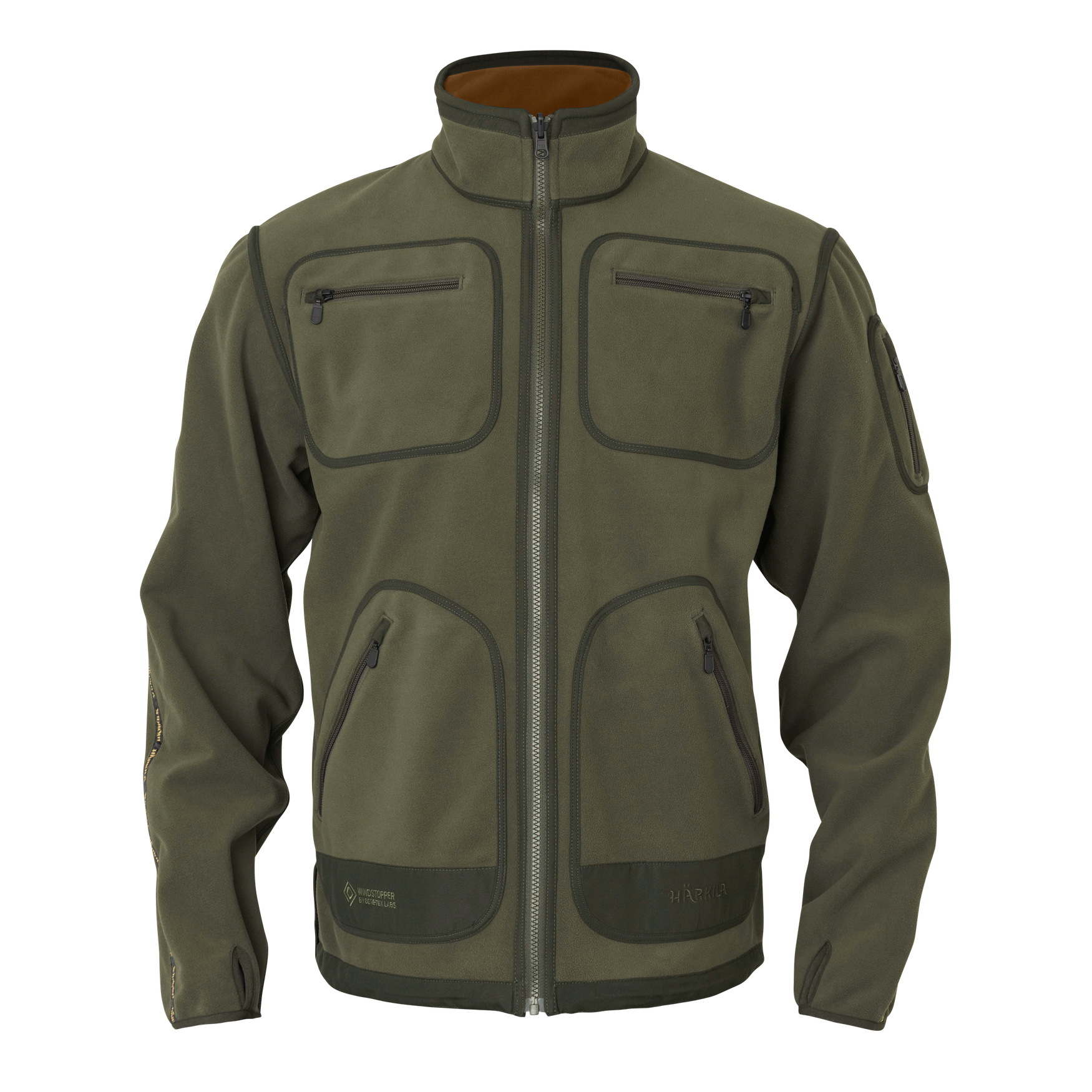 Kamko Fleecejacke - Forest Night/Rustique Clay – Härkila