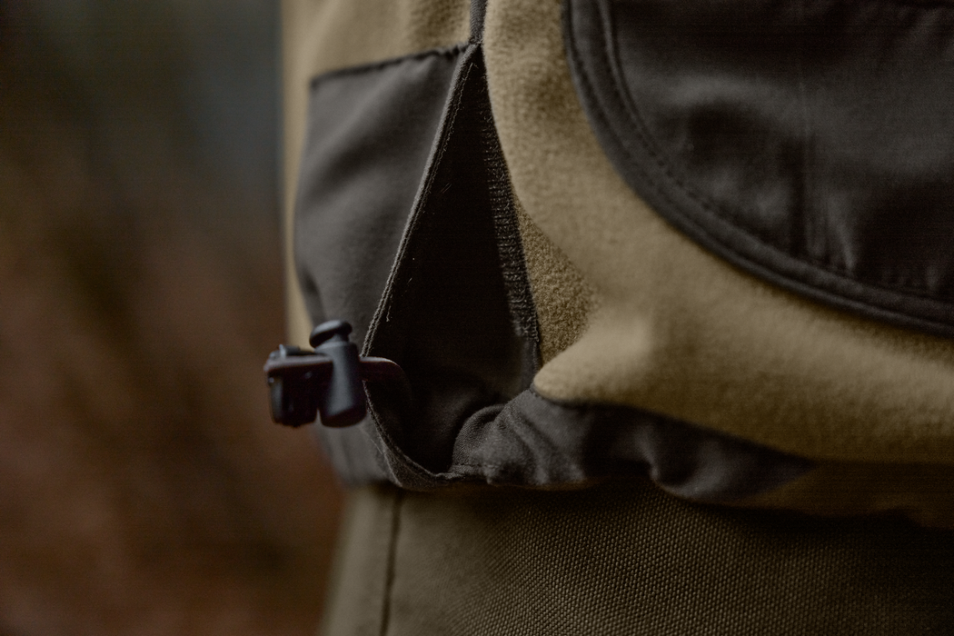 Fleecejacke Dark antique bronze/Willow green – Härkila