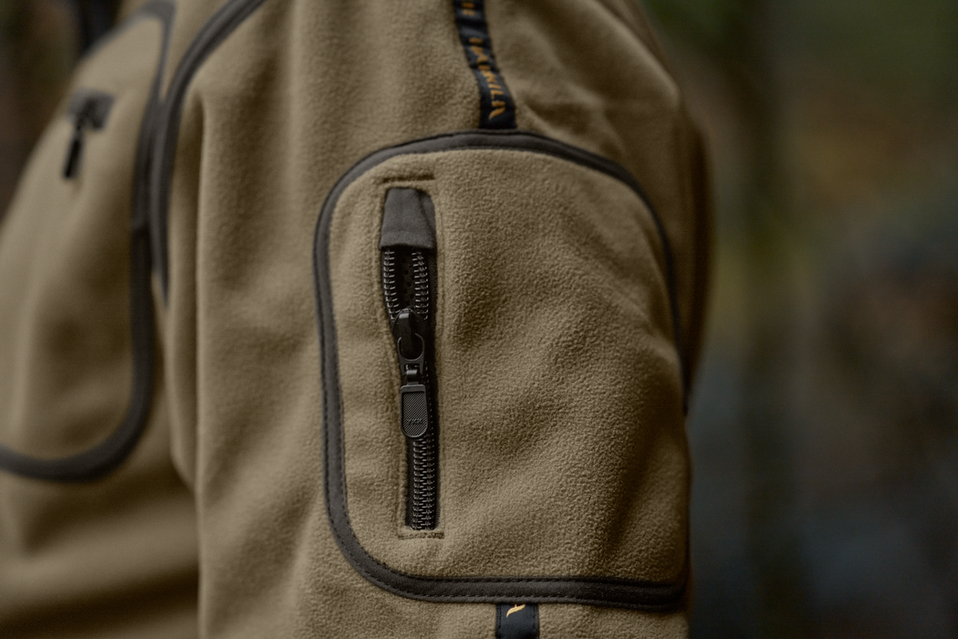 Fleecejacke Dark antique bronze/Willow green – Härkila