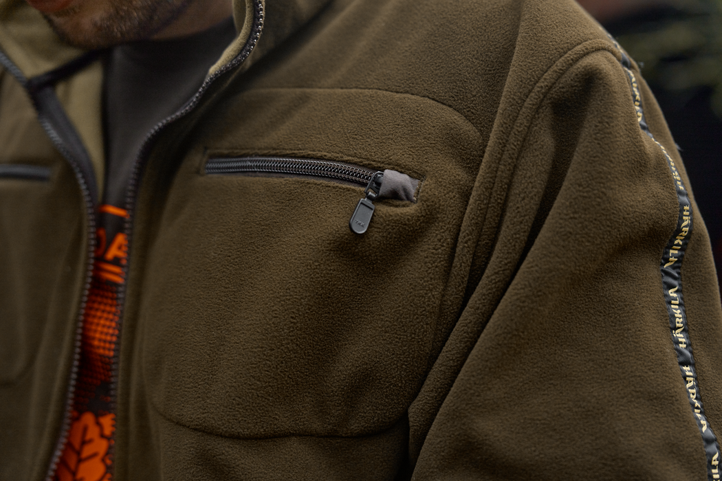 Fleecejacke Dark antique bronze/Willow green – Härkila