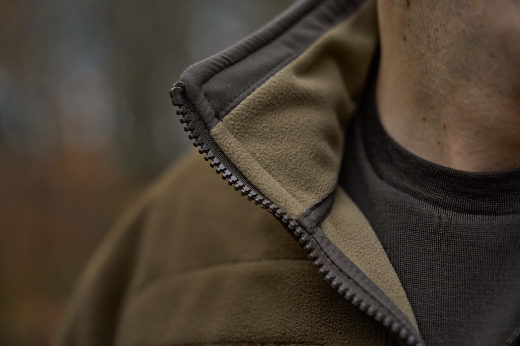 Fleecejacke Dark antique bronze/Willow green – Härkila