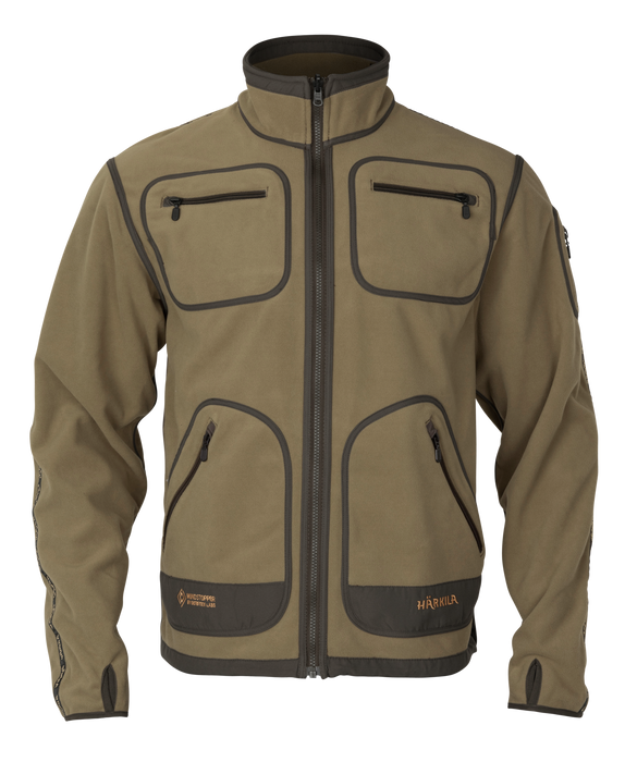 Fleecejacke Dark antique bronze/Willow green – Härkila