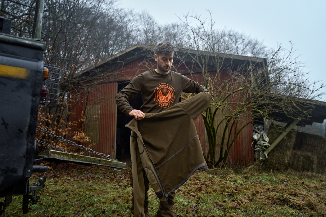 Fleecejacke Dark antique bronze/Willow green – Härkila