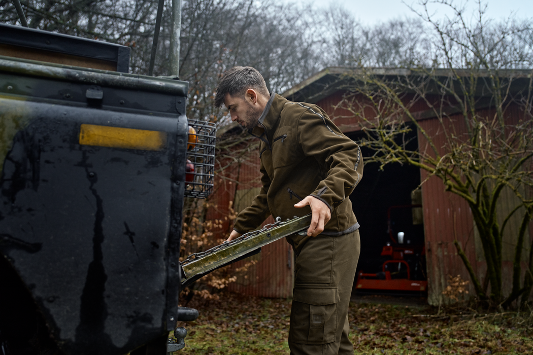 Fleecejacke Dark antique bronze/Willow green – Härkila