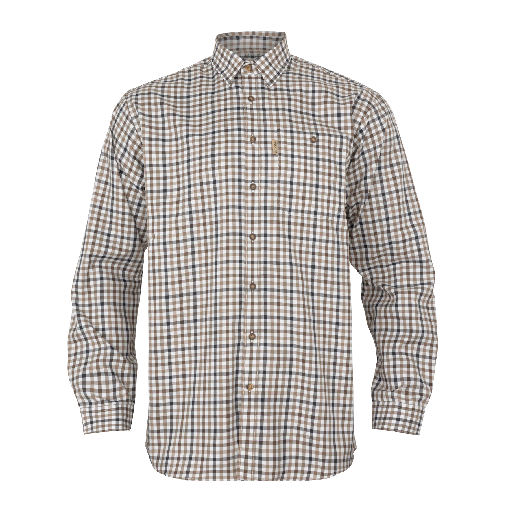Milford Hemd - Blue/Beige Check – Härkila