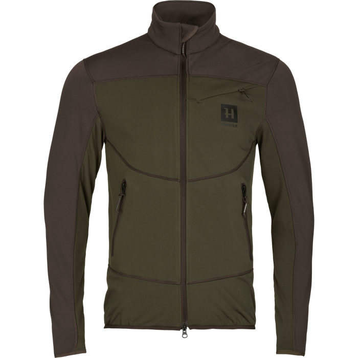 Olaf Fleecejacke – Weidengrün/Schattengrau – Härkila